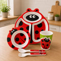 Set de Vajilla Infantil Mariquita – 5 Piezas