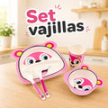 Set de Vajilla Infantil Ardilla - 5 piezas