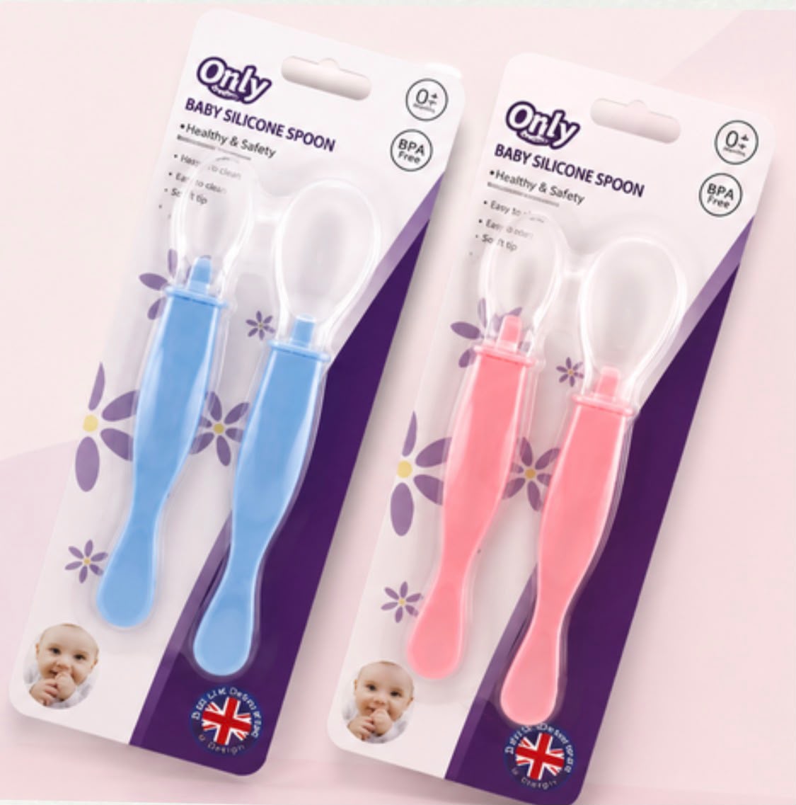 Cucharas de Silicona para Bebé
